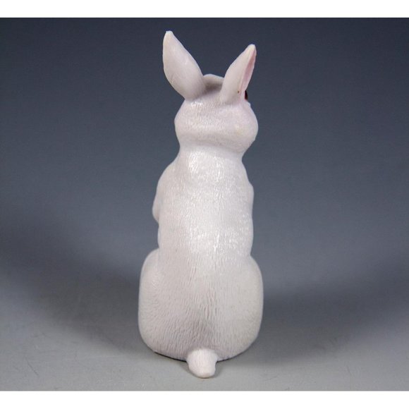 White Rabbit Bunny Figure Terra by Battat Maison Joseph H60001 Plastic 3" Tall - Picture 4 of 6